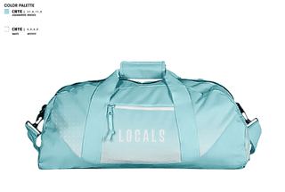 Duffle Bag, Locals, Men's Basketball, Teamtime, Team time, sublimation, custom sports apparel, team uniforms, spirit wear, spiritwear, sports uniforms, custom shirts, team store, custom team store, fundraiser sports, apparel fundraiser