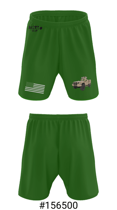 19th SFG GSB A CO. 23995628 Athletic Shorts With Pockets - 25