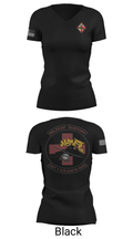 Detachment 1, Charlie Company 2/238th AVN 78887623 Women's Short Sleeve V-neck Shirt - 21