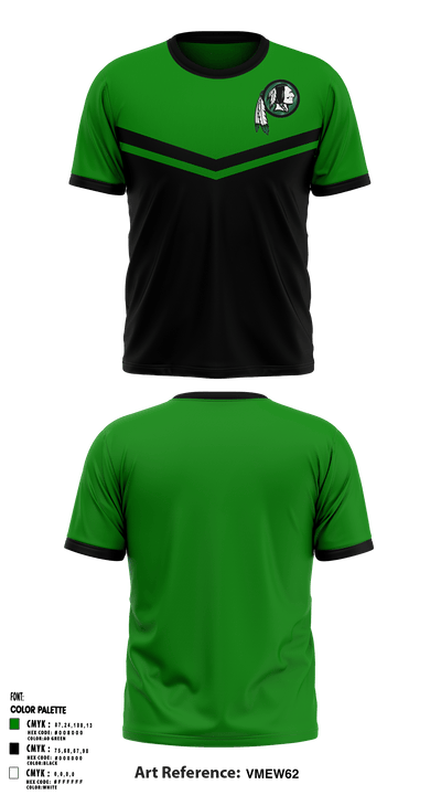 Tehachapi High School 72342244 Short Sleeve Performance Shirt - 1