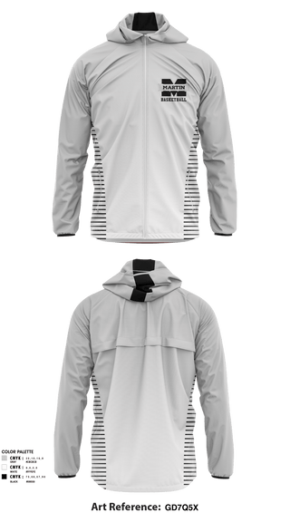 Windbreaker, Martin County High School Women's Basketball, Women's Basketball, Teamtime, Team time, sublimation, custom sports apparel, team uniforms, spirit wear, spiritwear, sports uniforms, custom shirts, team store, custom team store, fundraiser sports, apparel fundraiser