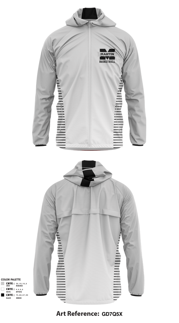 Windbreaker, Martin County High School Women's Basketball, Women's Basketball, Teamtime, Team time, sublimation, custom sports apparel, team uniforms, spirit wear, spiritwear, sports uniforms, custom shirts, team store, custom team store, fundraiser sports, apparel fundraiser
