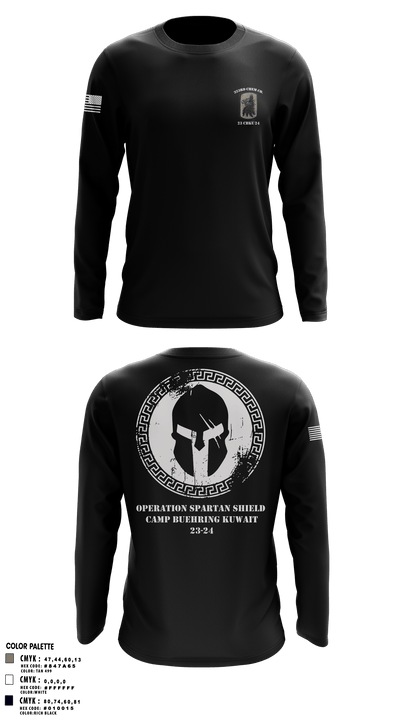 323rd Chem Co. 71427370 Long Sleeve Performance Shirt - 11