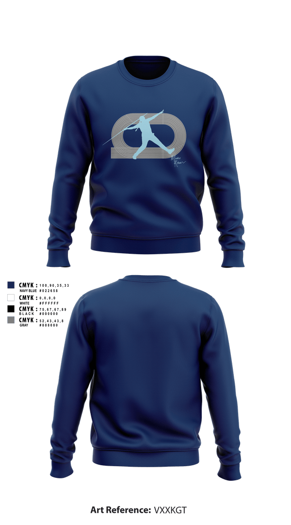 Crew Neck Sweatshirt, Maddie Roberts, , Teamtime, Team time, sublimation, custom sports apparel, team uniforms, spirit wear, spiritwear, sports uniforms, custom shirts, team store, custom team store, fundraiser sports, apparel fundraiser