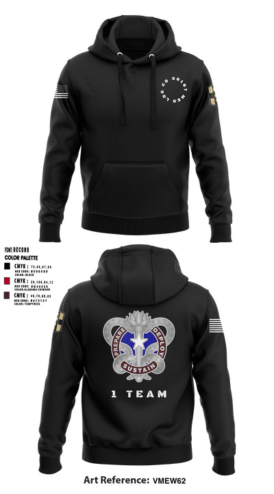 361st Med Log 17181493 Hoodie - 3