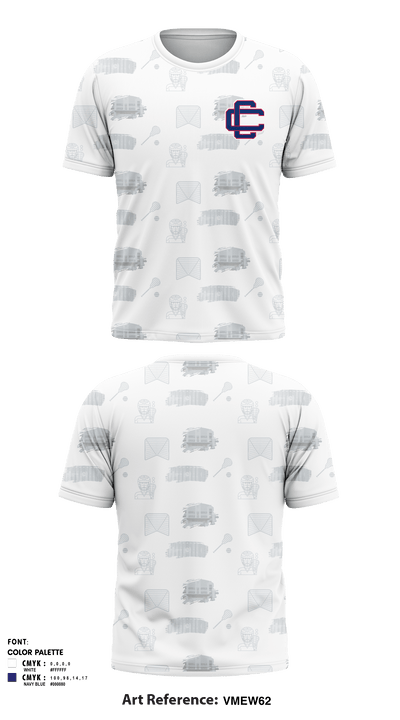 Central Catholic High School Lacrosse 83752961 Short Sleeve Shooting Shirt - 1
