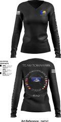 1889th RSG 87678664 Women's Long Sleeve V-neck Shirt - 4