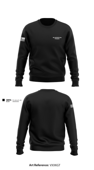 Crew Neck Sweatshirt, 4th LAR BN Echo Company, Marines, Teamtime, Team time, sublimation, custom sports apparel, team uniforms, spirit wear, spiritwear, sports uniforms, custom shirts, team store, custom team store, fundraiser sports, apparel fundraiser