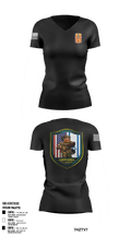 13TH Missile Defense Battery 28946182 Women's Short Sleeve V-neck Shirt - 1