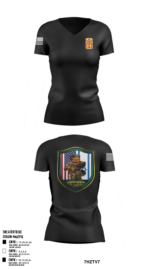 Women's Short Sleeve Vneck Shirt, , Army, Teamtime, Team time, sublimation, custom sports apparel, team uniforms, spirit wear, spiritwear, sports uniforms, custom shirts, team store, custom team store, fundraiser sports, apparel fundraiser