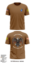 E Co 3-34 IN REG “Death from above” 14936905 Short Sleeve Performance Shirt - 5