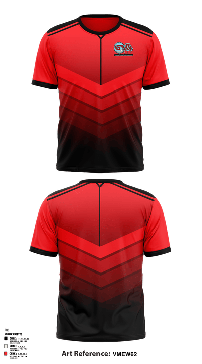 GALLI LUCHA LIBRE 18173314 Short Sleeve Performance Shirt - 1