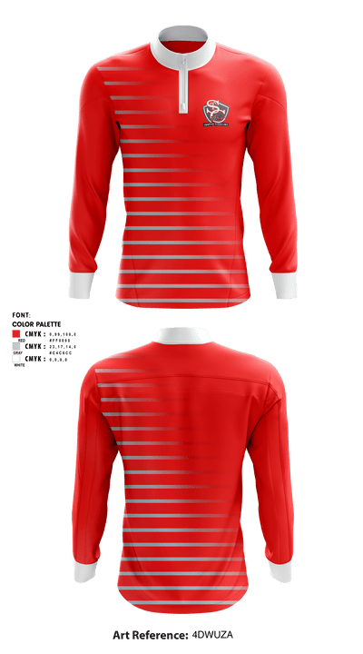 Saint Clair Junior High School 49350784 Quarter Zip Jacket - 1