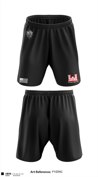 Athletic Shorts With Pockets, 741 Brigade Engineer BN, , Teamtime, Team time, sublimation, custom sports apparel, team uniforms, spirit wear, spiritwear, sports uniforms, custom shirts, team store, custom team store, fundraiser sports, apparel fundraiser
