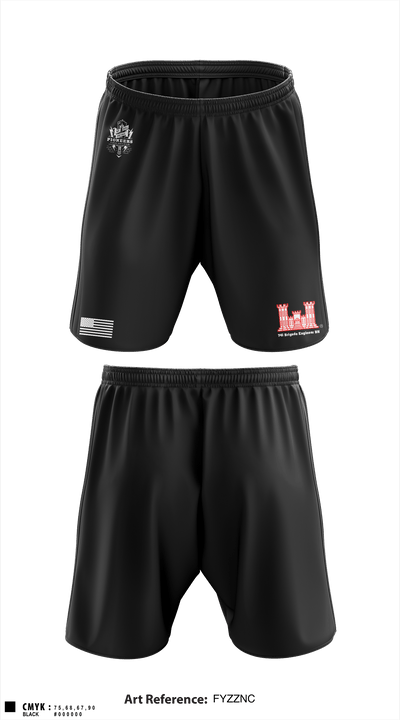 741 Brigade Engineer BN 61958018 Athletic Shorts With Pockets - 1