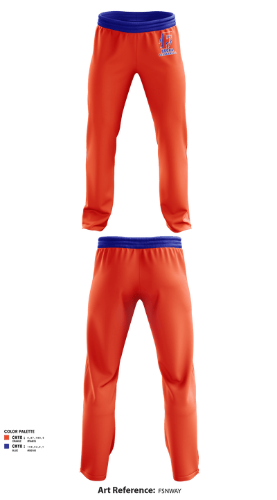 Flora High School Basketball 50260005 Sweatpants - 2