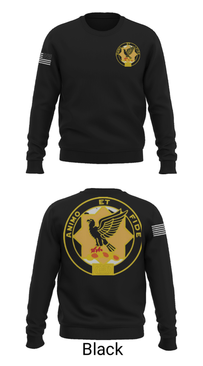 1st Squadron, 1st Cavalry Regiment 7988197 Crew Neck Sweatshirt - 9