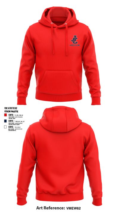 Jefferson County High School Wrestling 39623353 Hoodie - 27