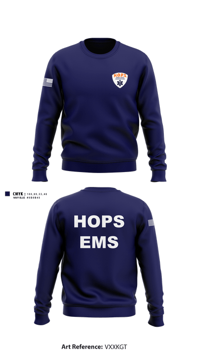 HOPS EMS 88989109 Crew Neck Sweatshirt - 3