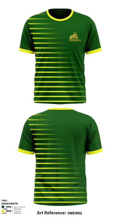 Aguilar Public High School 10671701 Short Sleeve Performance Shirt - 1
