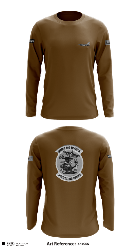 Long Sleeve Performance Shirt, , Air Force, Teamtime, Team time, sublimation, custom sports apparel, team uniforms, spirit wear, spiritwear, sports uniforms, custom shirts, team store, custom team store, fundraiser sports, apparel fundraiser