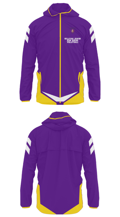 Sullivan Junior High School Volleyball 53113403 Windbreaker - 9