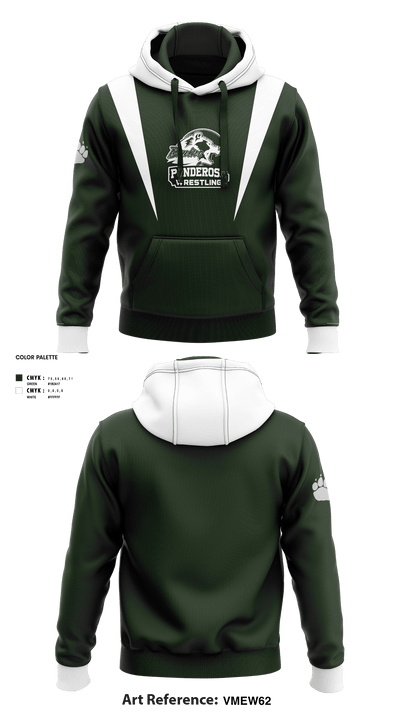 Ponderosa High School Wrestling 82843059 Hoodie - 2