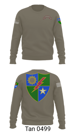 Crew Neck Sweatshirt, , Army, Teamtime, Team time, sublimation, custom sports apparel, team uniforms, spirit wear, spiritwear, sports uniforms, custom shirts, team store, custom team store, fundraiser sports, apparel fundraiser