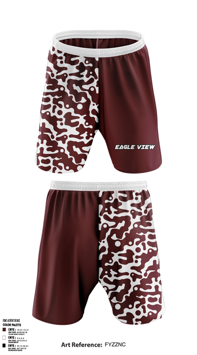 Eagle View Elementary School 52180619 Athletic Shorts With Pockets - 1