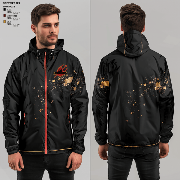 Windbreaker, Trident Militia, E-Sports, Teamtime, Team time, sublimation, custom sports apparel, team uniforms, spirit wear, spiritwear, sports uniforms, custom shirts, team store, custom team store, fundraiser sports, apparel fundraiser