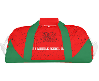 Duffle Bag, Derby Middle School Band, Spirit Store, Teamtime, Team time, sublimation, custom sports apparel, team uniforms, spirit wear, spiritwear, sports uniforms, custom shirts, team store, custom team store, fundraiser sports, apparel fundraiser