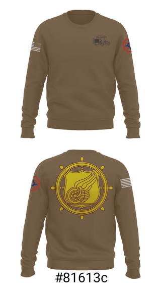 Crew Neck Sweatshirt, , Army, Teamtime, Team time, sublimation, custom sports apparel, team uniforms, spirit wear, spiritwear, sports uniforms, custom shirts, team store, custom team store, fundraiser sports, apparel fundraiser
