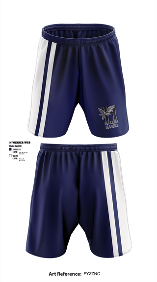 Athletic Shorts With Pockets, The Hallen School, Spirit Store, Teamtime, Team time, sublimation, custom sports apparel, team uniforms, spirit wear, spiritwear, sports uniforms, custom shirts, team store, custom team store, fundraiser sports, apparel fundraiser