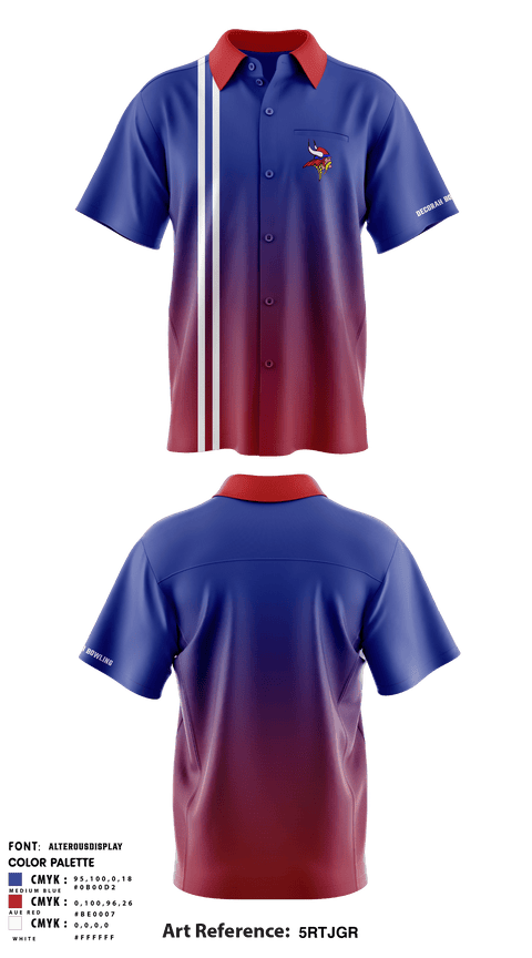 Short Sleeve Bowling Jersey, Decorah Senior High School Bowling, Bowling, Teamtime, Team time, sublimation, custom sports apparel, team uniforms, spirit wear, spiritwear, sports uniforms, custom shirts, team store, custom team store, fundraiser sports, apparel fundraiser