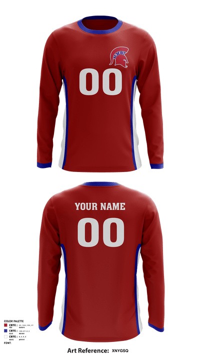 Bixby Youth Football Association 35272936 Long Sleeve Performance Shirt - 2