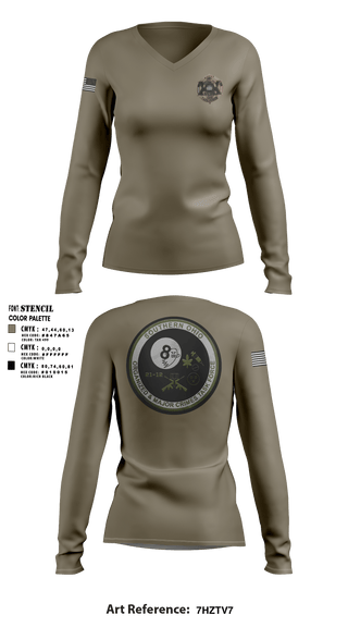 Women's Long Sleeve Vneck Shirt, , Police, Teamtime, Team time, sublimation, custom sports apparel, team uniforms, spirit wear, spiritwear, sports uniforms, custom shirts, team store, custom team store, fundraiser sports, apparel fundraiser