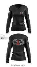 DET 1 HHB 1-258 FA 53026812 Women's Long Sleeve V-neck Shirt - 11