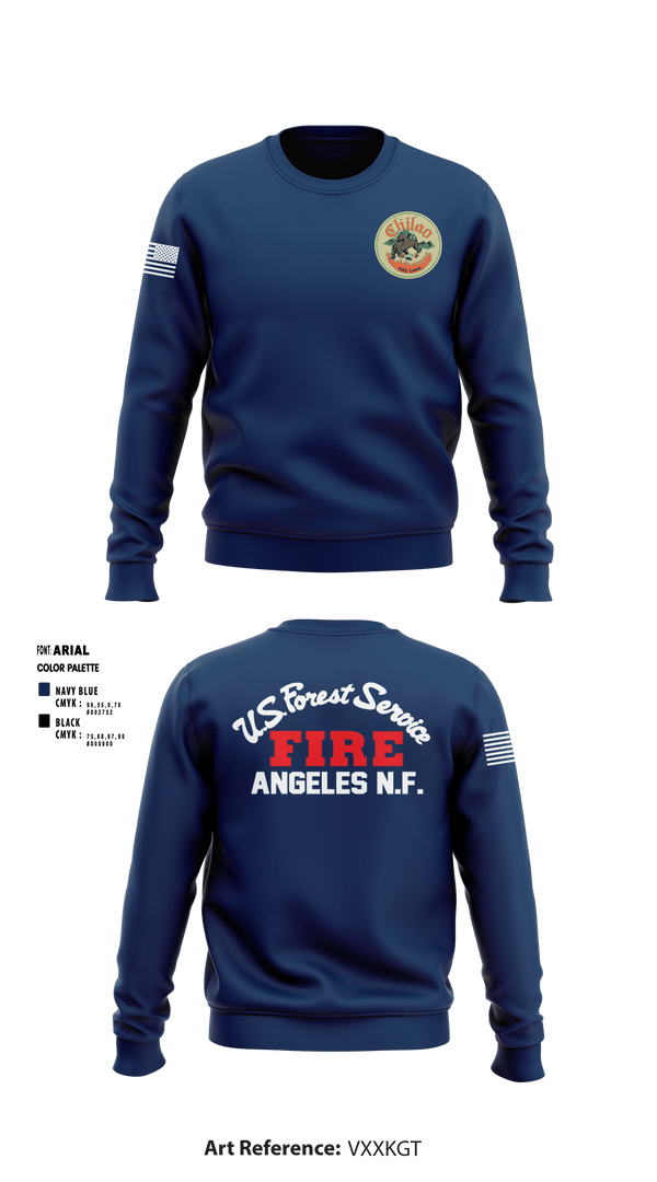 Crew Neck Sweatshirt, Chilao fire camp, Fire Department, Teamtime, Team time, sublimation, custom sports apparel, team uniforms, spirit wear, spiritwear, sports uniforms, custom shirts, team store, custom team store, fundraiser sports, apparel fundraiser