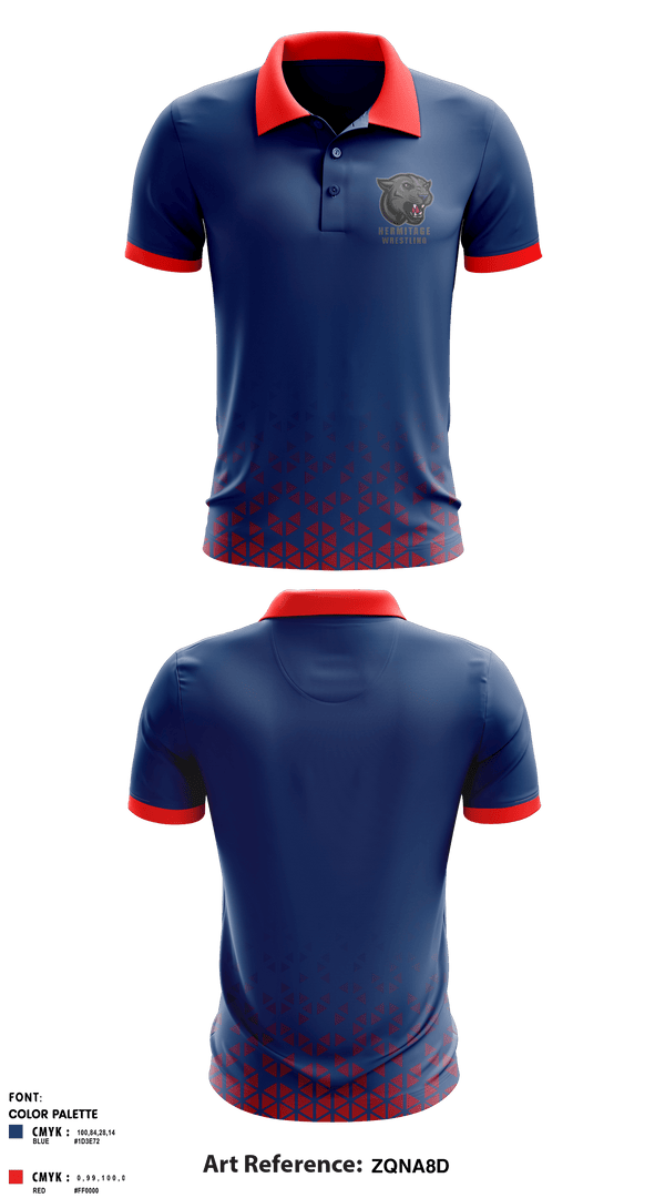 Short Sleeve Performance Polo, Hermitage High School Wrestling, Wrestling, Teamtime, Team time, sublimation, custom sports apparel, team uniforms, spirit wear, spiritwear, sports uniforms, custom shirts, team store, custom team store, fundraiser sports, apparel fundraiser
