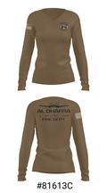 ADAB Fire 68876510 Women's Long Sleeve V-neck Shirt - 37