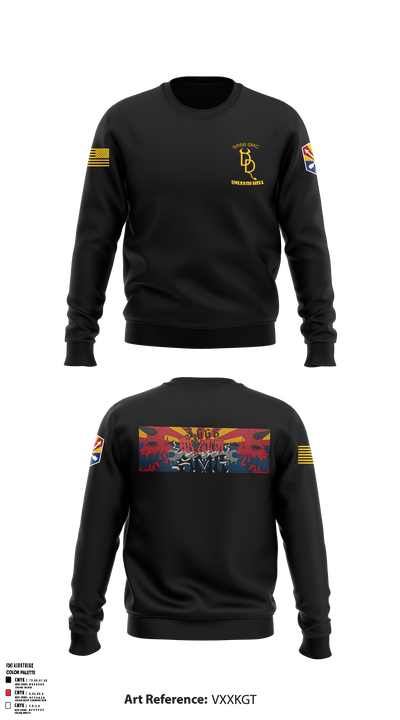 3666th SMC 60008447 Crew Neck Sweatshirt - 34