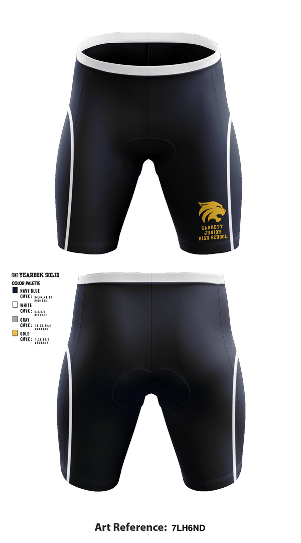 Men's Compression Shorts, Garrett Junior High School, Spirit Store, Teamtime, Team time, sublimation, custom sports apparel, team uniforms, spirit wear, spiritwear, sports uniforms, custom shirts, team store, custom team store, fundraiser sports, apparel fundraiser