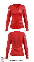 Dawgs Aviation 24782317 Women's Long Sleeve V-neck Shirt - 1
