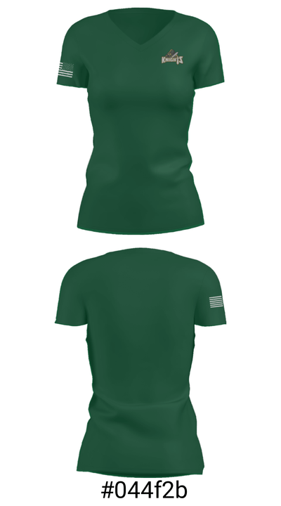 Northern Nash High School Basketball 25776316 Women's Short Sleeve V-neck Shirt - 21