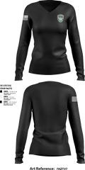 SGPD 23408487 Women's Long Sleeve V-neck Shirt - 1