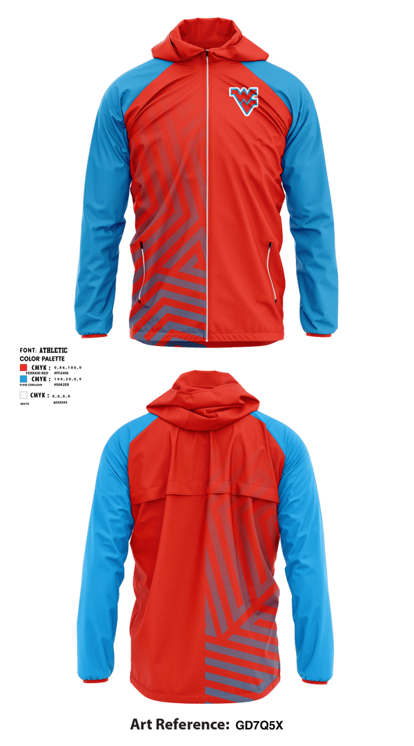 Windbreaker, West Valley High School Wrestling, Wrestling, Teamtime, Team time, sublimation, custom sports apparel, team uniforms, spirit wear, spiritwear, sports uniforms, custom shirts, team store, custom team store, fundraiser sports, apparel fundraiser