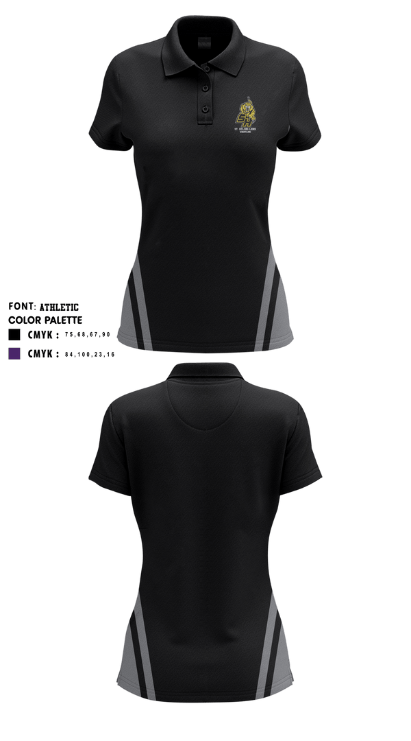 Women's Short Sleeve Performance Polo, St Helens High School Wrestling, Wrestling, Teamtime, Team time, sublimation, custom sports apparel, team uniforms, spirit wear, spiritwear, sports uniforms, custom shirts, team store, custom team store, fundraiser sports, apparel fundraiser