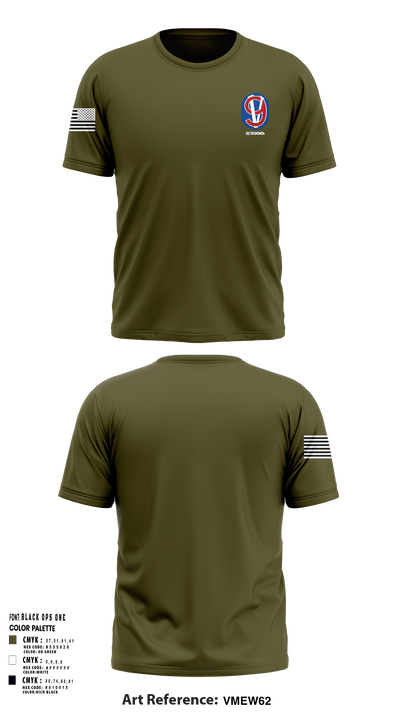 2/330th 56675060 Short Sleeve Performance Shirt - 1