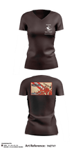 Original Oaktown Divers 71908352 Women's Short Sleeve V-neck Shirt - 1