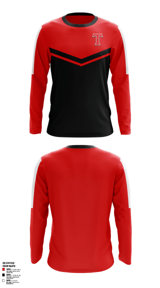 Long Sleeve Performance Shirt, Turner Middle School, Spirit Store, Teamtime, Team time, sublimation, custom sports apparel, team uniforms, spirit wear, spiritwear, sports uniforms, custom shirts, team store, custom team store, fundraiser sports, apparel fundraiser